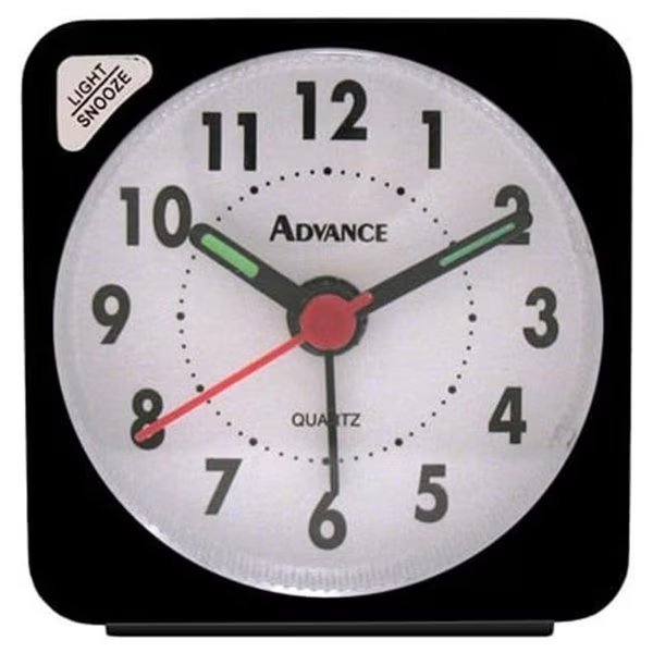 La Crosse Technology Ltd 20078 Black Travel Alarm Clock, La Crosse Technology, Mfr#: 836668